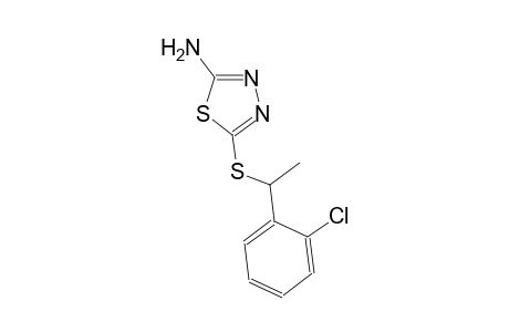 5-[1-(2-Chloro-phenyl)-ethylsulfanyl]-[1,3,4]thiadiazol-2-ylamine