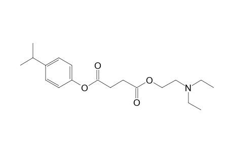 Succinic acid, 4-isopropylphenyl N,N-diethyl-2-aminoethyl ester