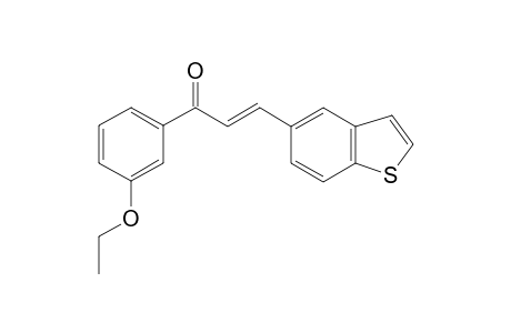 (E)-3-(1-Benzothiophen-2-yl)-1-(3-ethoxyphenyl)-2-propen-1-one