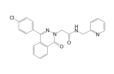 2-[4-(4-chlorophenyl)-1-keto-phthalazin-2-yl]-N-(2-pyridylmethyl)acetamide