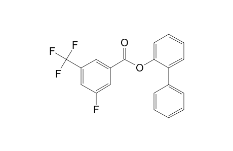 3-Fluoro-5-trifluoromethylbenzoic acid, 2-biphenyl ester