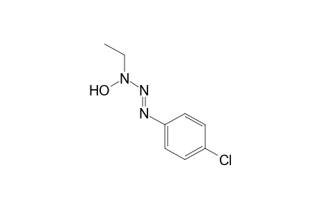 1-(p-chlorophenyl)-3-ethyl-3-hydroxytriazene