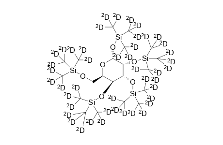 Glucopyranose, pentakis-O-[tri(methyl-D3)silyl]-, .alpha.-D-