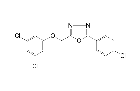 2-(p-chlorophenyl)-5-[(3,5-dichlorophenoxy)methyl]-1,3,4-oxadiazole