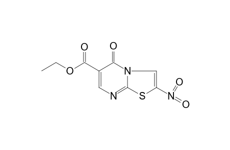 2-nitro-5-oxo-5H-thiazolo[3,2-a]pyrimidine-6-carboxylic acid, ethyl ester