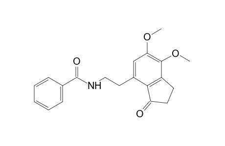 N-[2-(6,7-dimethoxy-3-oxo-4-indanl)ethyl]benzamide