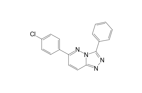 6-(p-chlorophenyl)-3-phenyl-s-triazolo[4,3-b]pyridazine