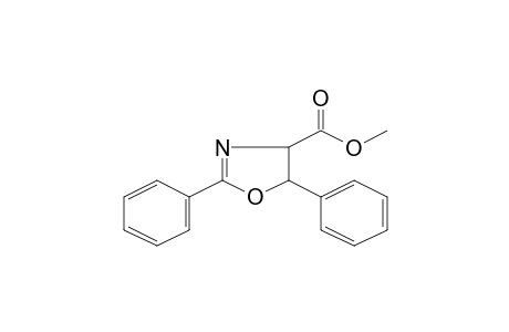 2,5-Diphenyl-4,5-dihydrooxazole-4-carboxylic acid, methyl ester