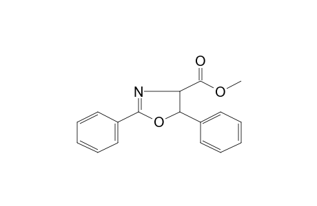 2,5-Diphenyl-4,5-dihydrooxazole-4-carboxylic acid, methyl ester