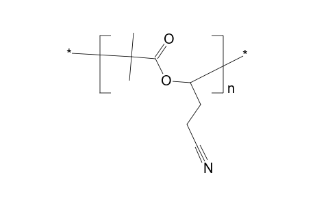 Beta-cyanopropionaldehyde-dimethyl ketene copolymer [39 mol-% och-(ch2)2cn units]; copoly(oxycarbonyl dimethyl methylene-2-cyanoethylene-methylene)