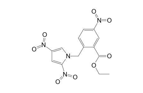 1-(2-ETHOXY-CARBONYL-4-NITRO-BENZYL)-2,4-DINITRO-PYRROLE