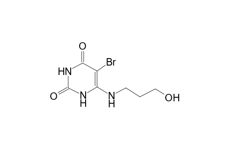 5-Bromo-6-(3-hydroxy-propylamino)-1H-pyrimidine-2,4-dione