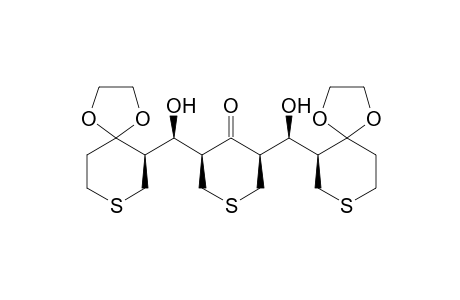 #22SS;(3R,5S)-REL-3-[(R)-(6S)-1,4-DIOXA-8-THIASPIRO-[4.5]-DEC-6-YLHYDROXYMETHYL]-5-[(S)-(6R)-1,4-DIOXA-8-THIASPIRO-[4.5]-DEC-6-YLHYDROXYMETHYL]-TETRAHYDRO-4H-T