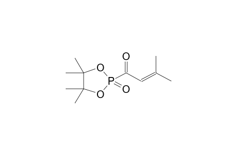 2-(3-METHYLBUT-2-ENOYL)-4,4,5,5-TETRAMETHYL-2-OXO-1,3,2-DIOXAPHOSPHOLANE