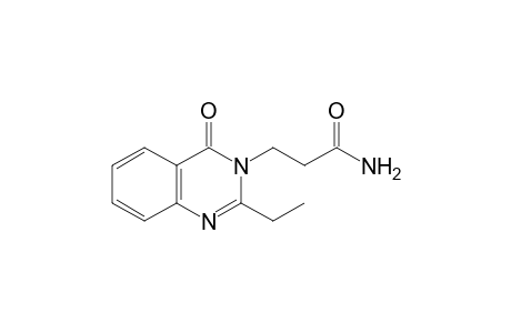 2-ethyl-4-oxo-3(4H)-quinazolinepropionamide