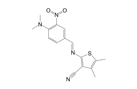 2-[(E)-[4-(dimethylamino)-3-nitro-benzylidene]amino]-4,5-dimethyl-thiophene-3-carbonitrile