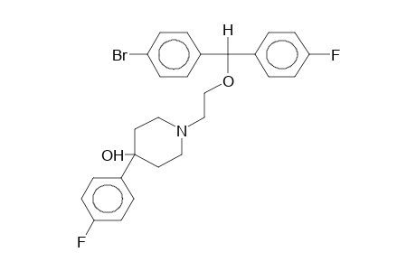 1-[2-(4-Bromo-4'-fluorobenzhydryloxy)ethyl]-4-(4-fluorophenyl)-piperidin-4-ol