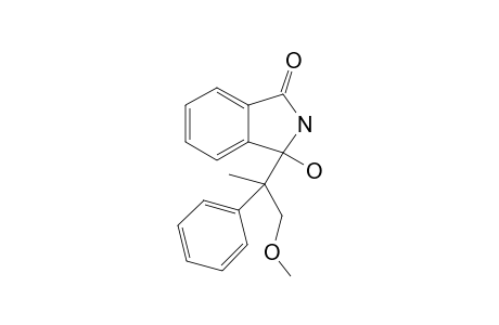 3-Hydroxy-3-(2-methoxy-1-methyl-1-phenylethyl)isoindolin-1-one, diastereomer b