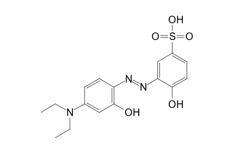 3-{[4-(diethylamino)-2-hydroxyphenyl]azo}-4-hydroxybenzenesulfonic acid