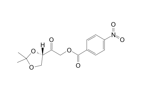 1-O-(p-Nitrobenzyl)-3,4-O-isopropylidene-L-glycero-2-tetrulose