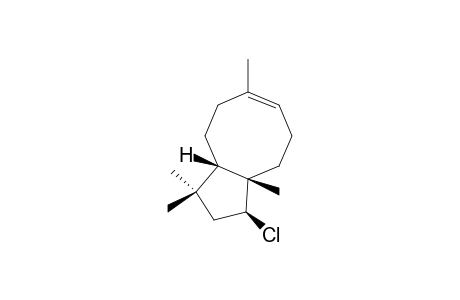 9.beta.-Chloro-4,8.beta.,11,11-tetramethylbicyclo[6.3.0]undec-4-ene