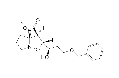 Methyl (2R,3R,3aR)-2-[(1R)-3-(benzyloxy)-1-hydroxypropyl]hexahydropyrrolo[1,2-b]isoxazole-3-carboxylate