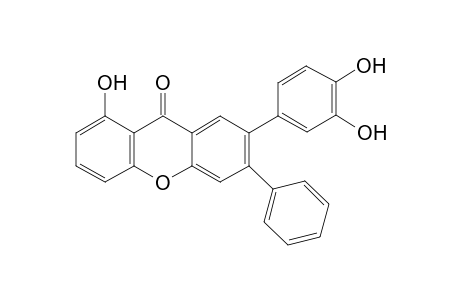 7-(3,4-Dihydroxyphenyl)-1-hydroxy-6-phenyl-9H-xanthen-9-one