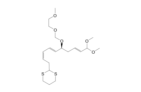 1,1-Dimethoxy-5-(2-methoxyethoxymethyloxy)-10-(1,3-dithia-2-yl)deca-2,5,7-triene