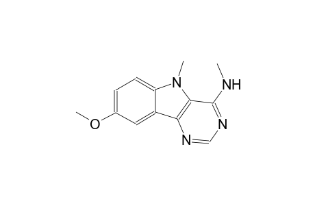 8-methoxy-N,5-dimethyl-5H-pyrimido[5,4-b]indol-4-amine