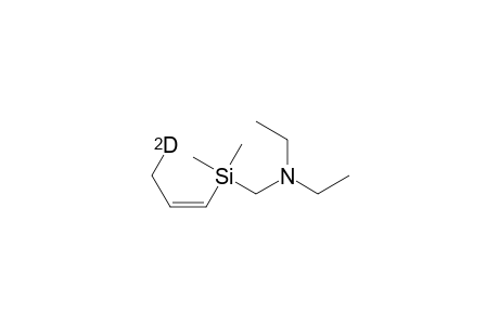 Ethanamine, N-[(dimethyl-1-propenyl-3-d-silyl)methyl]-N-ethyl-, (Z)-