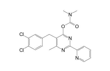 5-(3,4-dichlorobenzyl)-6-methyl-2-(2-pyridyl)-4-pyrimidinol, dimethylcarbamate (ester)