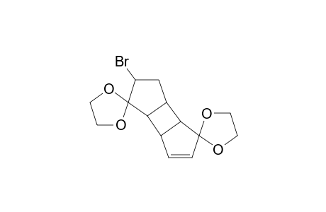 Tricyclo[5.3.0.0(2,6)]dec-3-ene-8-bromo-5,10-dioxobis(ethylene ketal)-