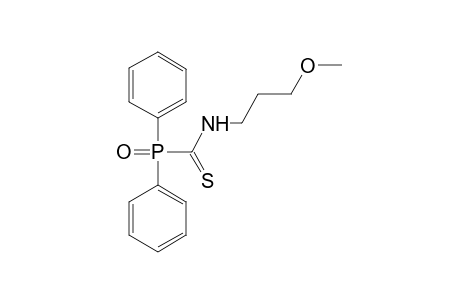 1-(diphenylphosphinyl)-N-(3-methoxypropyl)thioformamide