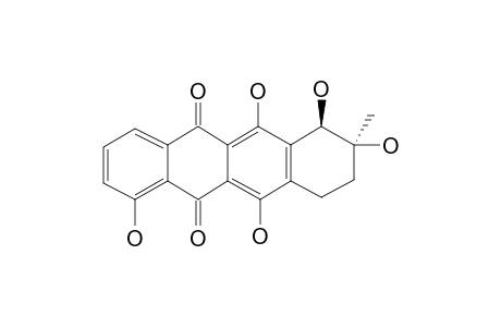 5,12-Naphthacenedione, 7,8,9,10-tetrahydro-1,6,7,8,11-pentahydroxy-8-methyl-, (7R-trans)-