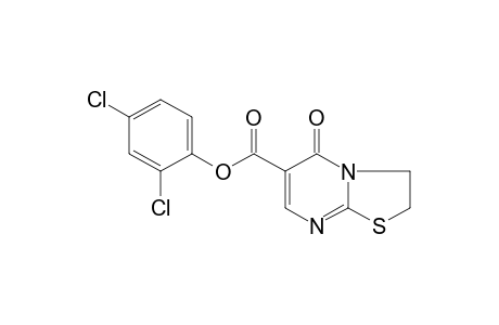 2,3-dihydro-5-oxo-5H-thiazolo[3,2-a]pyrimidine-6-carboxylic acid, 2,4-dichlorophenyl ester