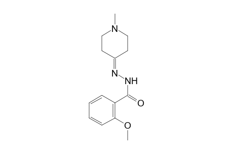 Benzhydrazide, 2-methoxy-N2-(1-methylpiperidin-4-ylideno)-