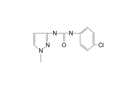 1-(p-chlorophenyl)-3-(1-methylpyrazol-3-yl)urea