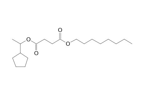 Succinic acid, 1-cyclopentylethyl octyl ester