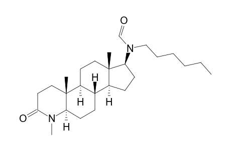 N-[(1S,3aS,3bR,5aR,9aR,9bS,11aS)-6,9a,11a-trimethyl-7-oxidanylidene-2,3,3a,3b,4,5,5a,8,9,9b,10,11-dodecahydro-1H-indeno[5,4-f]quinolin-1-yl]-N-hexyl-methanamide