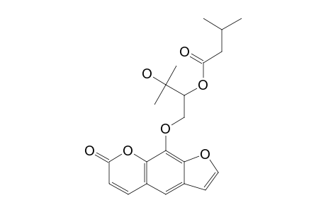 [3-Hydroxy-3-methyl-1-(7-oxofuro[3,2-G]chromen-9-yl)oxybutan-2-yl] 3-methylbutanoate