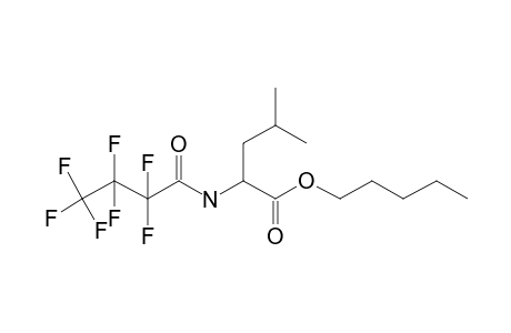 L-Leucine, N-heptafluorobutyryl-, pentyl ester