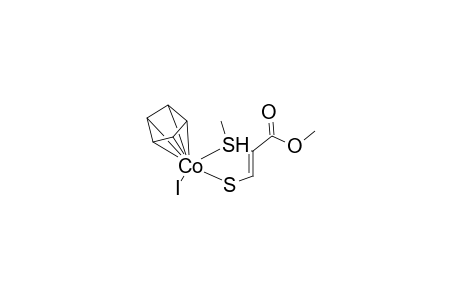 (.eta.(5)-cyclopentadienyl)(iodo)[(methoxycarbonyl)1-methylthio-.xi.S-ethylene-2-thiolato]cobalt(III)