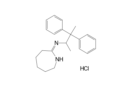 2-[(2,2-DIPHENYL-1-METHYLPROPYL)IMINO]HEXAHYDRO-1H-AZEPINE, MONOHYDROCHLORIDE