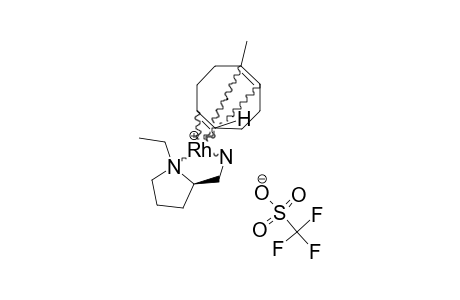 [RH-(1,5-CYCLOOCTADIENE)-(S)-(-)-2-AMINOMETHYL-1-ETHYLPYRROLIDINE]-CF3SO3