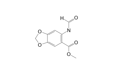 Methyl 2-formylamido-4,5-methylenedioxybenzoate