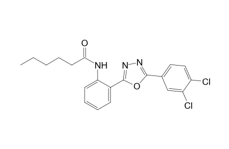 2'-[5-(3,4-dichlorophenyl)-1,3,4-oxadiazol-2-yl]hexananilide