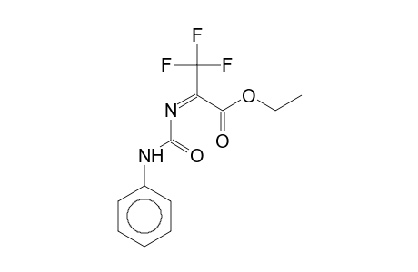 Ethyl 3,3,3-trifluoro-2-(phenylcarbamoylimino)propionate