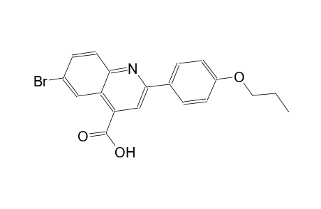 6-bromo-2-(4-propoxyphenyl)-4-quinolinecarboxylic acid