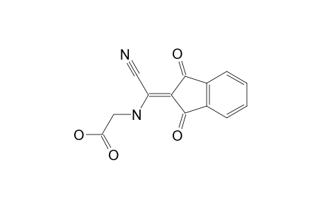 2-[[Cyano-(1,3-diketoindan-2-ylidene)methyl]amino]acetic acid