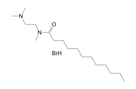 N-[2-(dimethylamino)ethyl]-N-methyldodecanamide, monohydrobromide